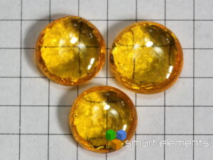 Bismuth Lanthanum Borate glass beads
