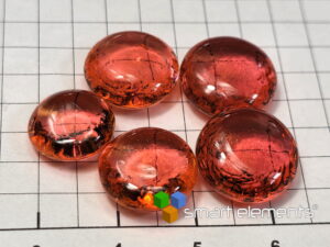 Erbium 3+ doped Lithium Tellurium borate glass bead NEW!