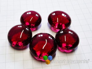 Nice Gold doped glass bead - Gold ruby glass. NEW!