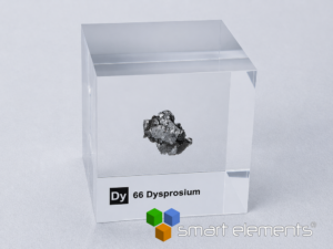 Acrylic Element cube Dysprosium Dy 5 - 8 grams - 50mm