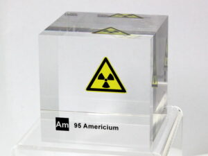 Acrylic Element cube - Americium - 50mm