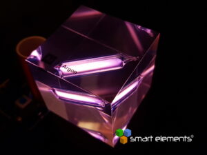 Acrylic Element cube - Ar Argon - 50mm