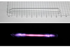 High purity Argon gas fused silica ampoule, purity 99.999%