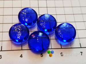 Nice Titanium 3+ doped optical glass bead NEW!