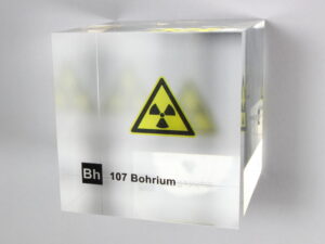 Acrylic Element cube - Bohrium - 50mm