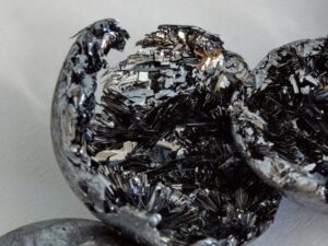 Black Phosphorus - crystal  pieces -  10.0g in ampoule