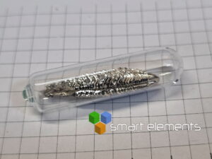 1 - 1.5 grams distilled & shiny Calcium, sealed in ampoule under argon