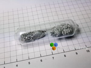 High pure Cadmium Metal - distilled dendritic crystal! 99.99% - 10.69g