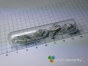 High pure Cadmium Metal - distilled dendritic crystals! 99.99% - 15.5g