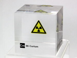 Acrylic Element cube - Curium Cm - 50mm