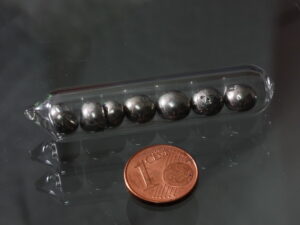 High purity Cobalt metal beads -  10.0 grams 99.98%