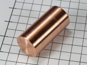 Pure Copper rod 99.99% - 1 inch x 1/2inch dia.
