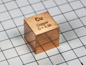 Copper - precision density cube 10mm - 8.96g