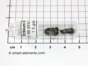 1.5 grams Erbium metal 99.95%/TREM in ampoule under argon