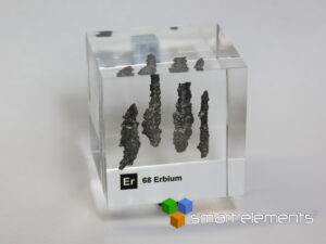 Acrylic Element cube - Erbium Er - 50mm #1