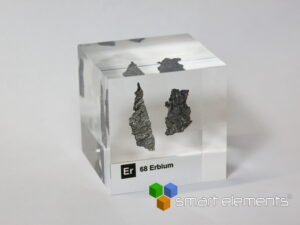 Acrylic Element cube - Erbium Er - 50mm