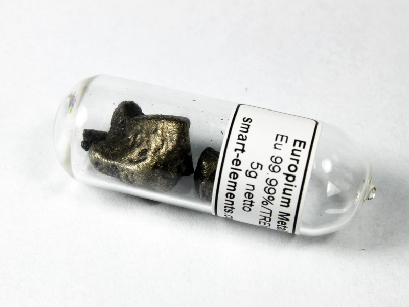 5g High purity Europium metal under argon - 99.99% purity