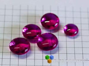 Neodymium sodium phosphate glass bead - Nd3+ 34mol% NEW!