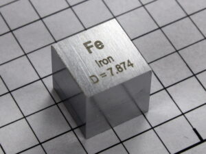 Iron - precision density cube 10mm - 7.87g