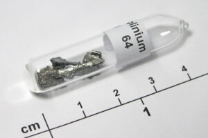 Gadolinium - Metal 99,95% purity in ampoule under argon!