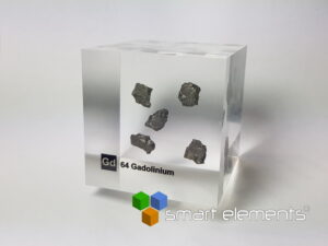 Acrylic Element cube - Gadolinium Gd - 50mm