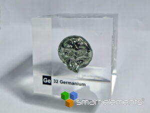 Acrylic Element cube - Germanium Ge ingot - 50mm