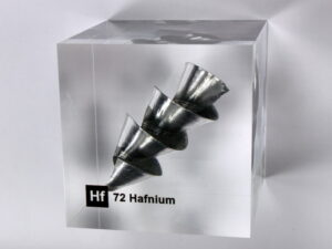 Acryl Elemente Würfel - Hafnium Hf - 50mm