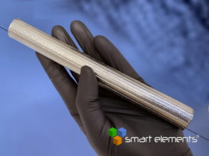 Pure Hafnium metal extruded bar >1kg - 99.9% purity