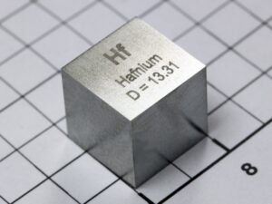 Hafnium - precision density cube 10mm - 13.31g