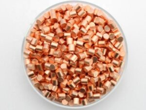 Pure copper granules 3mm- 99,99% purity under Argon