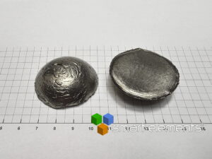 Holmium Metal hemispheric ingot - 72,88 grams