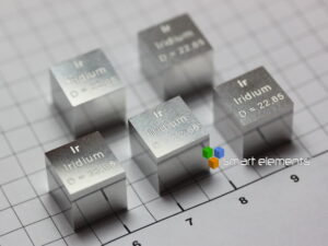 IRIDIUM most perfect full density cube 10x10x10mm 22.65g