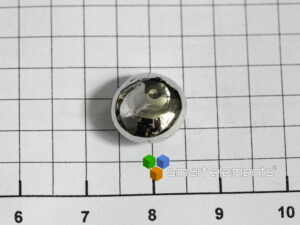 Iridium Metall Lichtbogen geschmolzen Perle, 10 Gramm, 99,95% Reinheit!