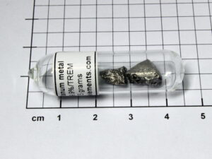 Lanthanum 99,9% in ampoule under Argon ~ 1.5g