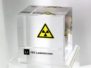 Acrylic Element cube - Lawrencium - 50mm