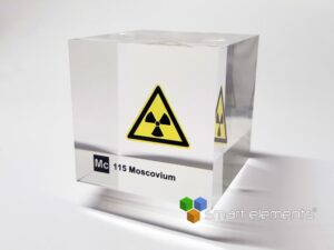 Acrylic Element cube 115 - Moscovium - 50mm