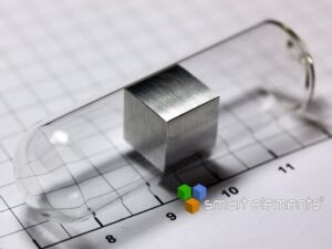 Samarium high precision density cube 10mm - 7.54g