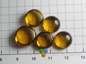 Nice Molybdenum 2+ doped glass bead NEW!