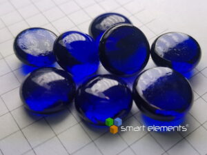 Nice Copper 2+ doped Borate glass bead NEW!