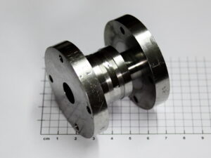 Solid Niobium metal flange assembly - 379 grams