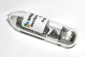 10g Neodymium Metal 99.9% in Ampoule under Argon