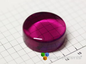 Neodymium sodium phosphate glass ingot - Nd3+ 34mol% NEW!