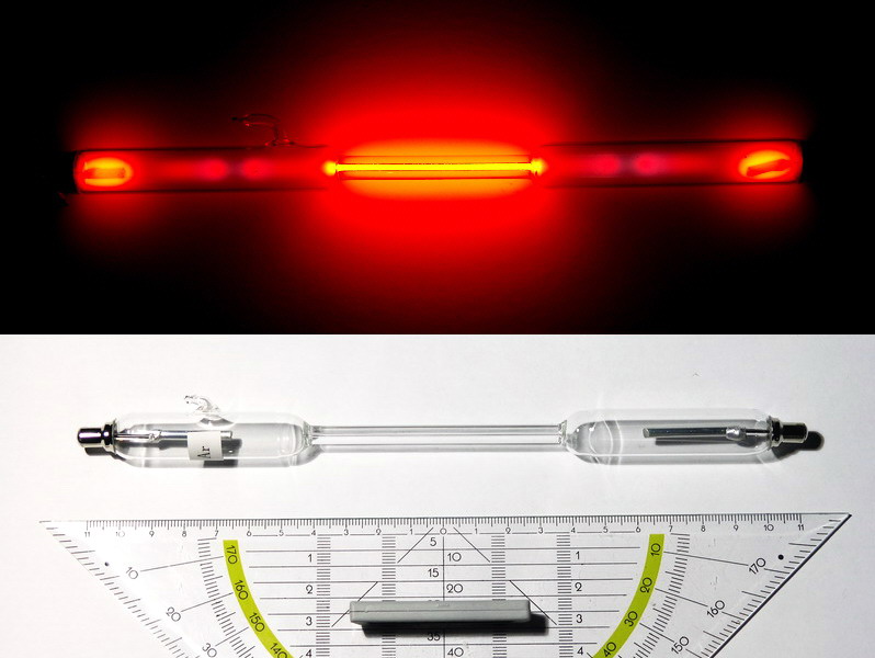 Neon-Spektrumentladungröhre