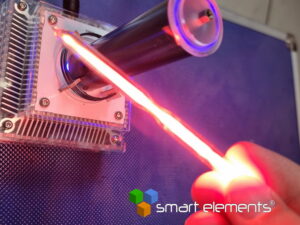 Neon Nano spectrum discharge tube V2 80mm - NEW