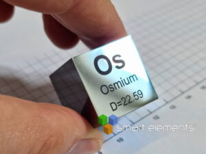 BIG OSMIUM precision density-standard cube 1 inch ~ 350 grams