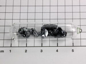 Black Phosphorus - crystal  pieces -  0.5g in ampoule