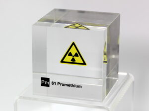 Acrylic Element cube - Promethium Pm - 50mm