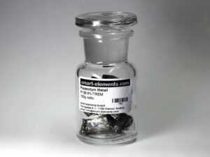 100g Praseodymium metal pieces 99,9% under argon!