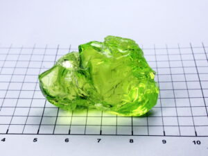 Nice fractured Praseodymium doped glass - water chilled!