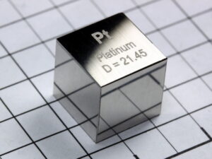PLATINUM precision density-standard cube 10mm - 21.45g